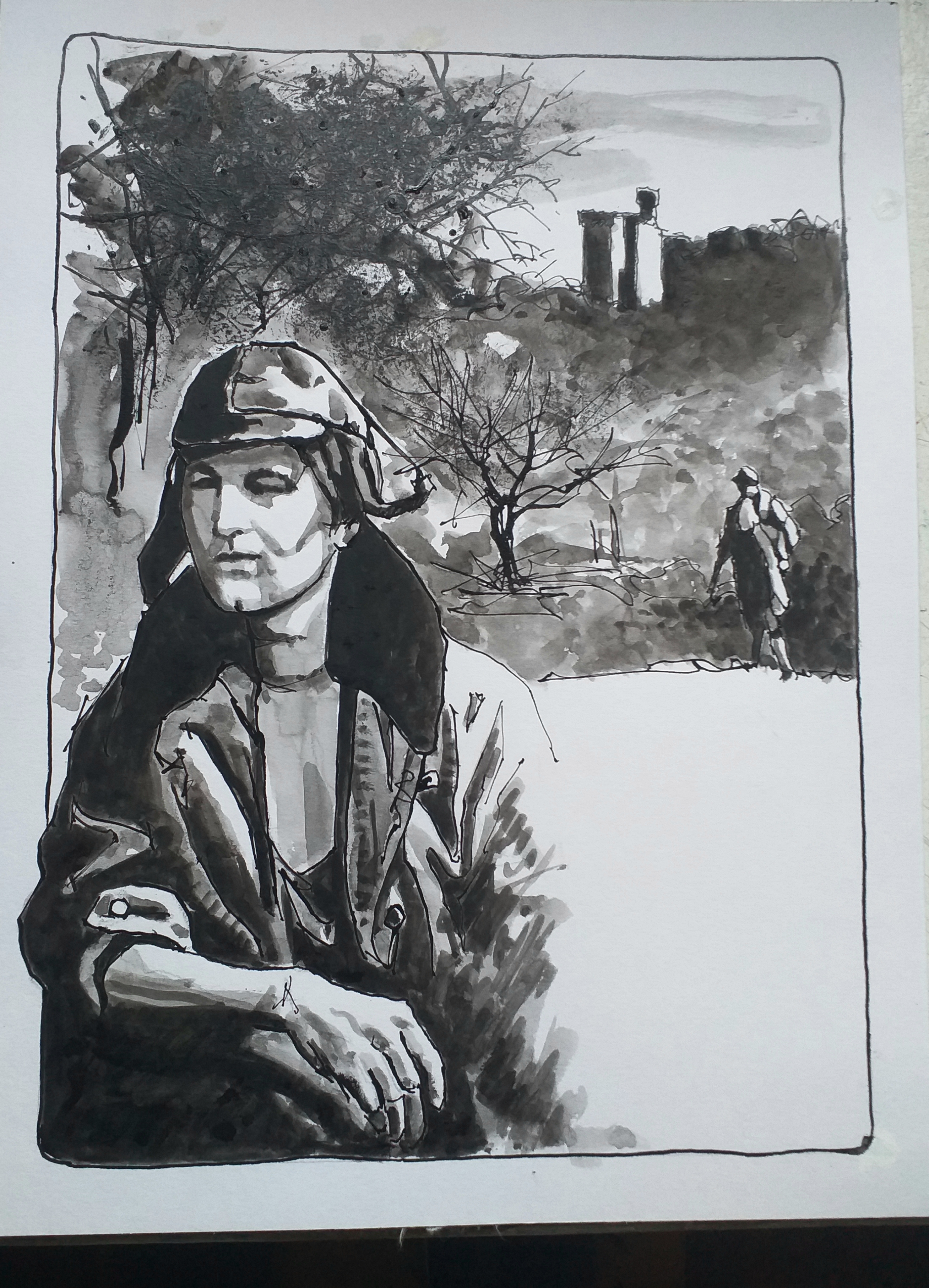 bienvenue sur le site des Amis de François Augiéras, peintre et écrivain immergé dans la nature, artiste aux semelles de vent, 1925-1971